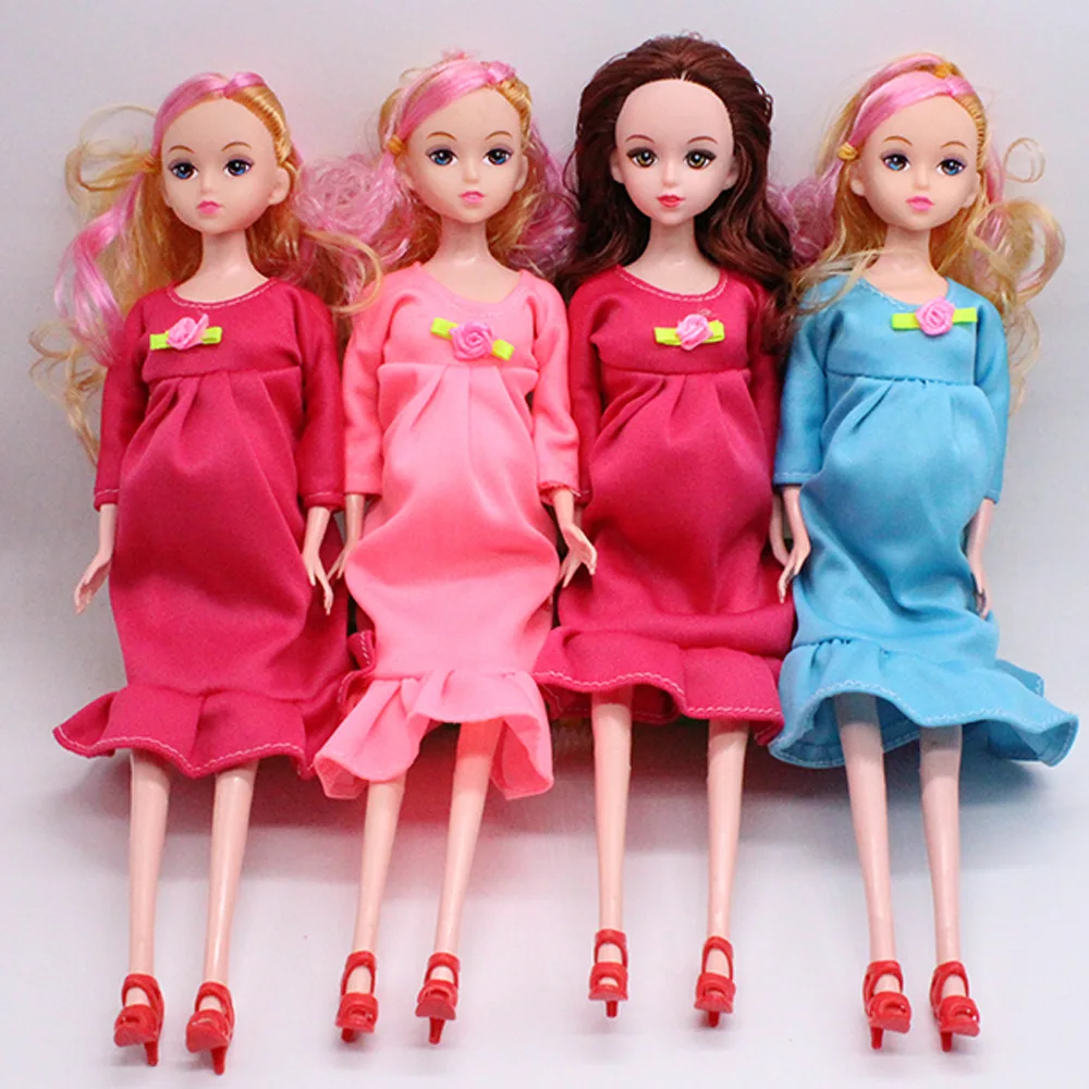 

1pcs 28cm 4kinds Pregnant dolls complexion 11inch 1:6dolls Doll accessories girls BJD SD dolls