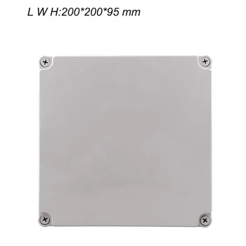 

High end plastic waterproof junction box outdoor electric Enclosure Case box 200mm * 200mm *95mm IP67 IK08 Line Connector