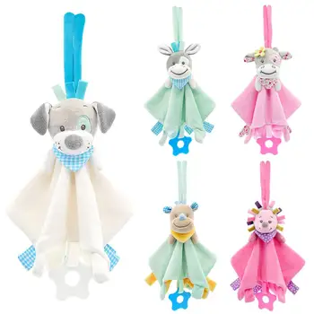 

Cartoon Baby Comforting Security Blanket Toys Animal Stuffed Soft Baby Plush Toy Bed Hanging baby toys 0-24 months toys for baby