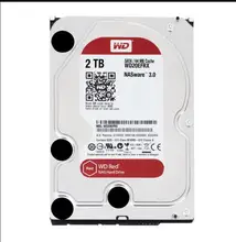 Western Digital Red, 3.5", 2000 GB, 5400 RPM, Serial ATA III, 64 MB, Unidad de disco duro