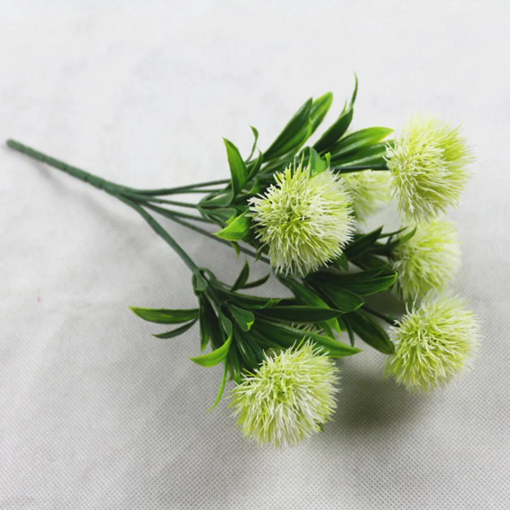 1 Bouquet 7 Heads 5CM Dandelion Flowers Home Decorative 3 Colors PE Foam Artificial Flowers For Wedding Valentine's Day Decor 1 Bouquet 7 Heads 5CM Dandelion Flowers Home Decorative 3 Colors PE Foam Artificial Flowers For Wedding Valentine's Day Decor