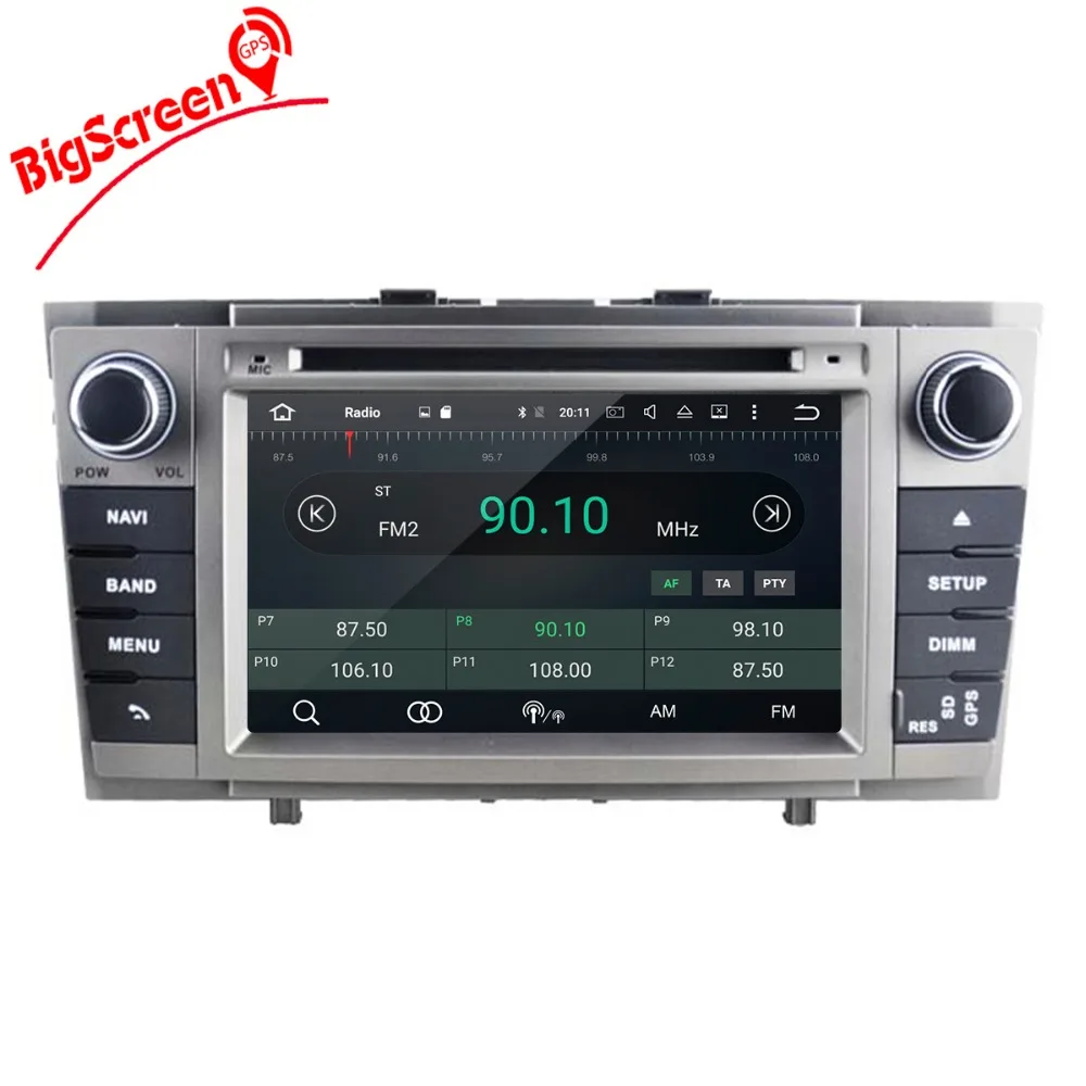 Discount Android 6.0 7.1 Octa 8 Core Car GPS Navigation For Toyota Avensis T27 2009-2015  Head Unit Multimedia Touch Screen Monitor 5