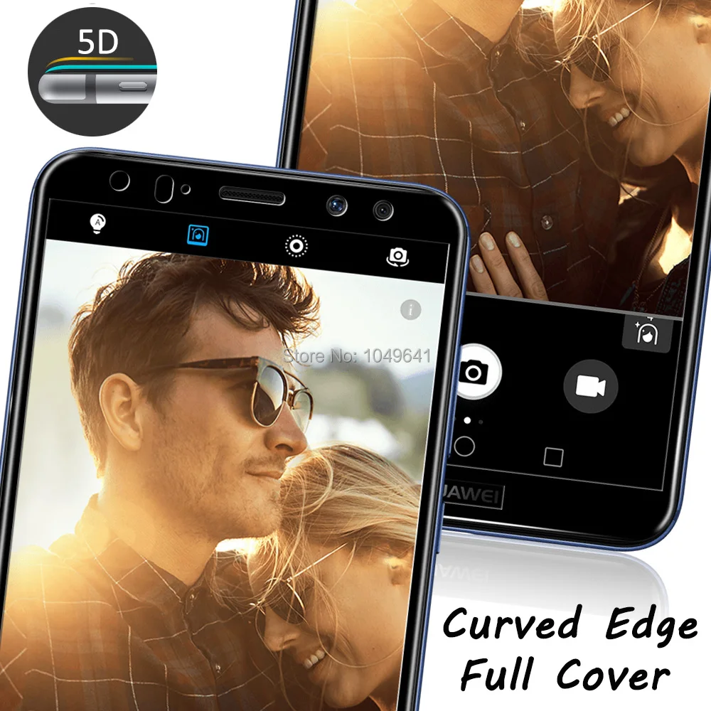 KHW1829_9_5D Full Screen Tempered Glass for Huawei Mate 10 Lite Honor 9i Nova 2i