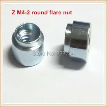 

PEM Z M4 -2 steel with white zinc coated round flare nut press nut (100PCS/LOT)