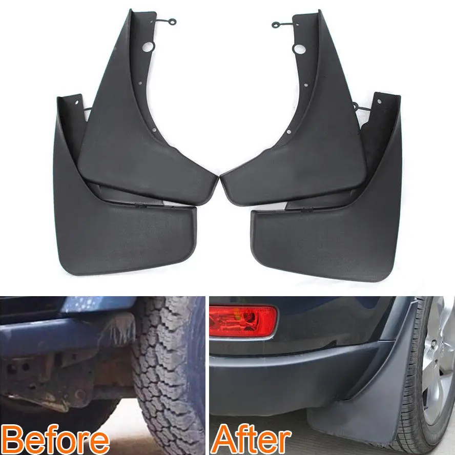 4 Pcs Car Front Rear Fender Mud Flaps Mudflaps Splash Guards Mudguards Car Styling Accessories For Jeep Grand Cherokee 2011-2017 4 Pcs Car Front Rear Fender Mud Flaps Mudflaps Splash Guards Mudguards Car Styling Accessories For Jeep Grand Cherokee 2011-2017