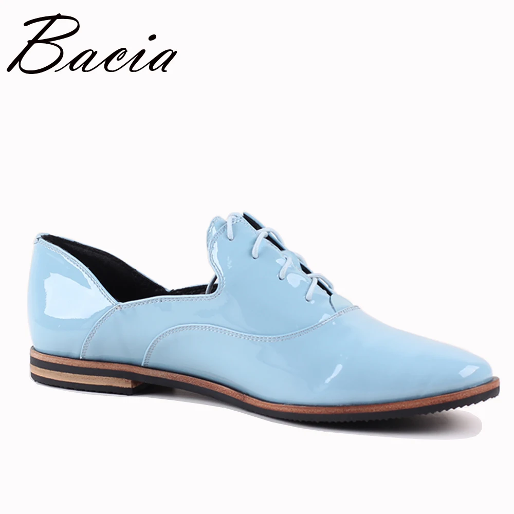 Buy Bacia New Handmade shoe 2017 Blue Loafers Women Shoes Casual Work Driving