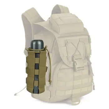 

Military Molle System Kettle Bag Tactical Water Bottle Pouch Portable Durable Camping Hiking Travel Survival Kits Carrier