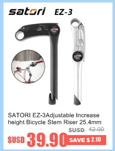 SATORI, EZ-3Adjustable, увеличивающая высоту, стояк для велосипеда 25,4/31,8 мм, Горный/городской велосипед, стебель из алюминиевого сплава, запчасти для велосипеда