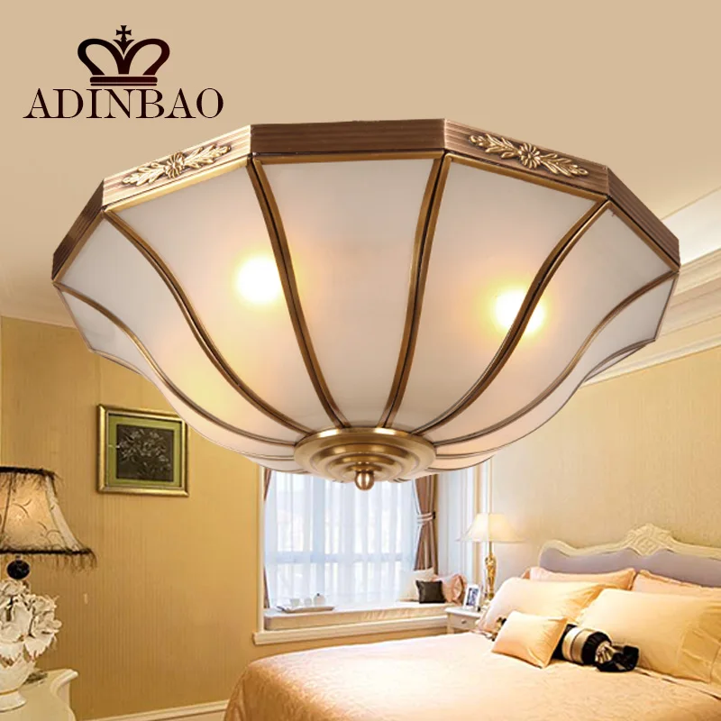 Wholesale brass ceiling lamp with glass shade 1008ceiling lampglass