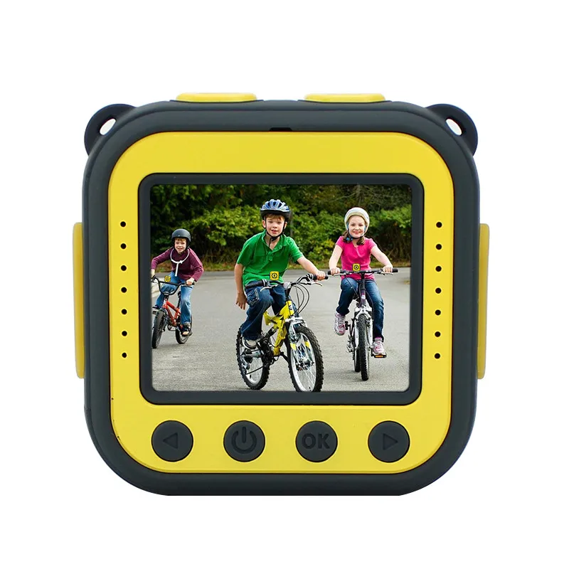 Новая Милая Мини детская видеокамера с фиксированным фокусом, цифровая портативная видеокамера с 1,7" ЖК-экраном для мальчиков и девочек
