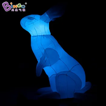 

FACTORY OUTLET 3m inflatable lighting rabbit HOT SALES customized decoration item in festival / inflatable rabbit toy