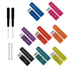 10 шт./лот спортивный силиконовый браслет ремешок для Garmin Vivoactive HR Смарт Wacth замена ремешок для часов с install Инструменты