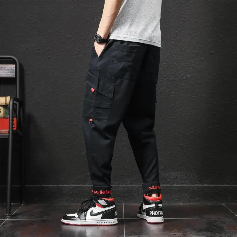 Мужские рабочие брюки карго размера плюс в стиле милитари Techwear мужские