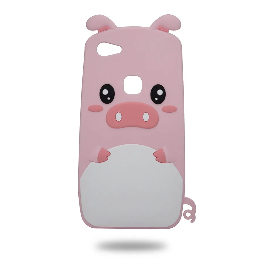 ДЛЯ vivo Y83 чехол случае 3D мультфильм милая розовая свинка мягкий силиконовый