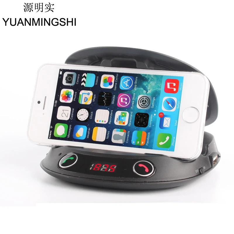 YUANMINGSHI Bluetooth Handsfree FM Transmitter Car Phone