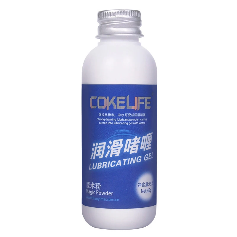 COKELIFE, волшебный порошок, 5 г, можно создать 50 г, растворимый в воде, смесь смазки с использованием горячей воды, вагинальный, анальный секс смазки