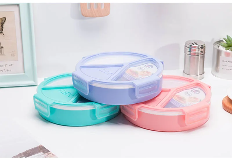 Bento Ланч-бокс BPA Free Microwavable Ланч Bento box W/ложка посуда Портативный Пикник школьный контейнер для хранения пищи