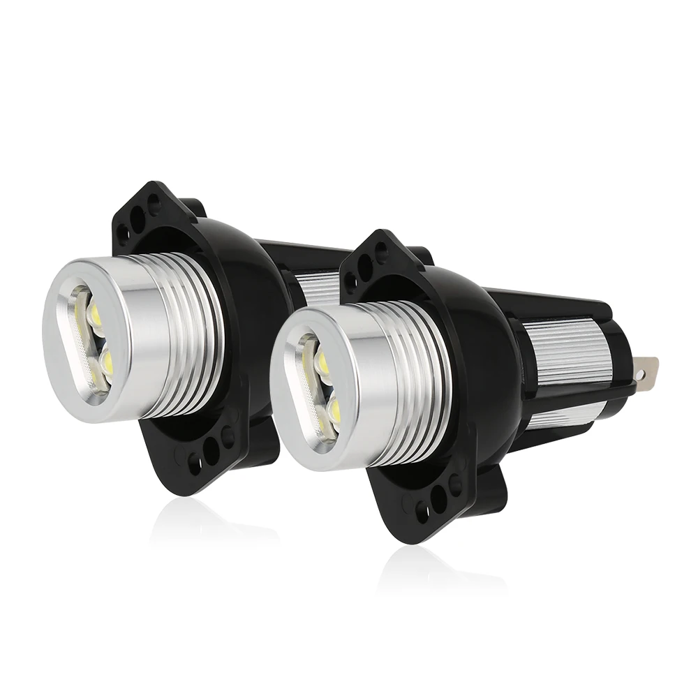 

2 pcs Car LED Light Angel Eye Halo Ring Marker Light Bulbs for BMW E90 E91 Error Free CANBUS 12W Led Angel Eyes Halo Rings 12V