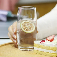 Домашние прозрачная стеклянная чашка для молока толстые стеклянная кружка для сока