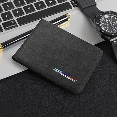 Airspeed Bank Card Package Driver License Holder for BMW E46 E90 E39 E60 E36 E92 F30 F10 F20 F11 F31 F01 F34 G30 Accessories - Название цвета: Черный