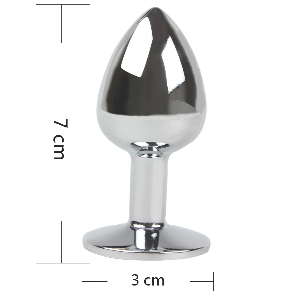 IKOKY Adults Products Anal Plug Sex Toys for Woman Man Prostate Massager Erotic Beads Butt Plug Stainless Gay Smooth Touch 3