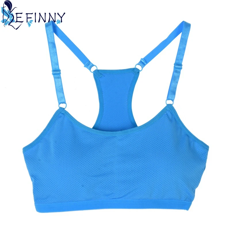 

Female underwear padded strength solid spandex cotton Bra For Holiday