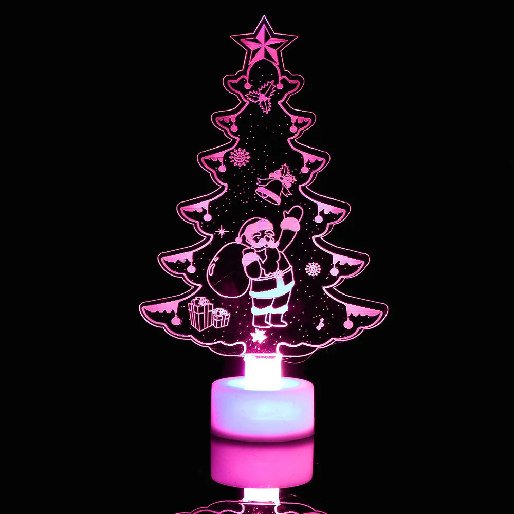 Многоцветная светодиодная лампа меняющая цвет для рождественской елки|christmas