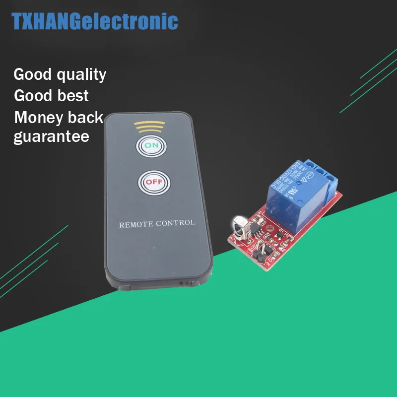 

1 Channel Infrared Switch Relay Driving Module Board 12V Remote Controller
