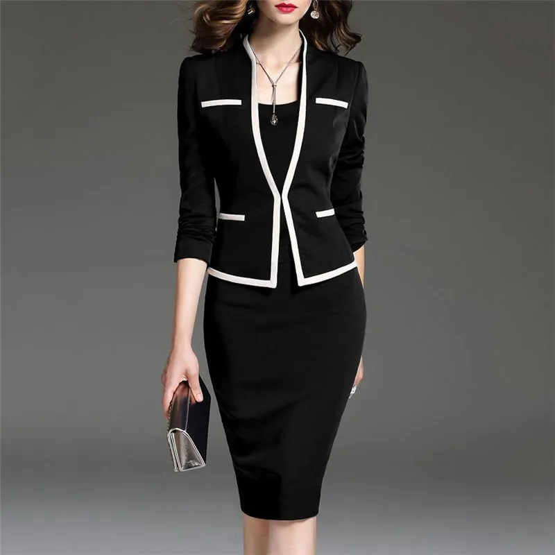 bodycon dress with blazer
