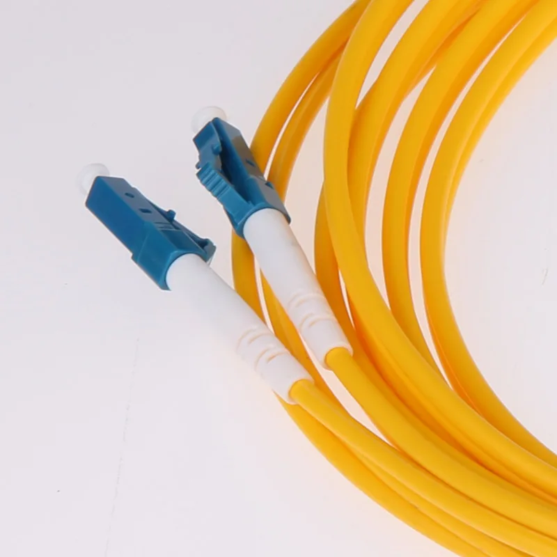 Оптоволоконный патч корд один режим SM 2 core Дуплексный LC к PC UPC 9/125um ftth 3 5 10 15 20 m