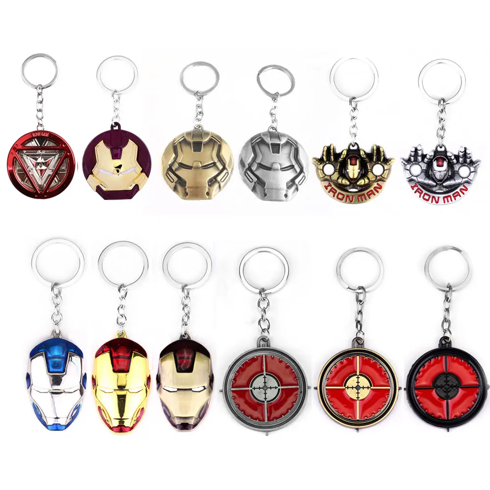 

Wholesale 20pcs Iron Man Keychain Avengers 4 Endgame Super Hero Series Key Chain for Women Men Movie Jewelry