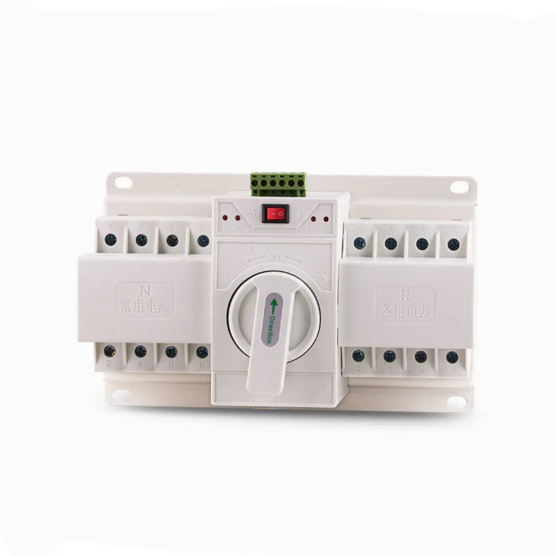

4P 63A Economics Double Power Supply Automatic transfer Change-over Intelligence Switch Device circuit breaker dc 380 660 V Mini