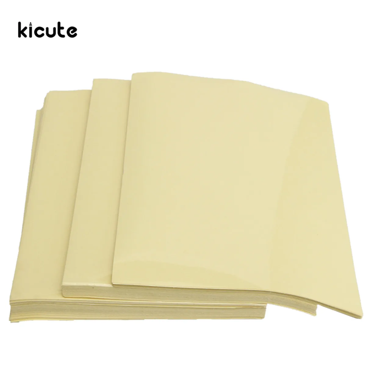 

KICUTE 30/50/100Pcs A4 Clear Transparent Self Adhesive Printing Sticker Paper Sheet For Laser Printing Paper Print sticker