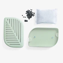 Форма зеленого листа холодильник свежего воздуха коробка очиститель угольный дезодоратор для поглощения освежитель устраняют неприятные запахи запах