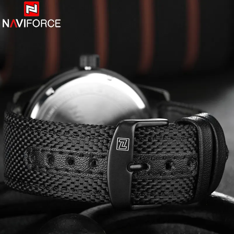 NAVIFORCE модные брендовые мужские спортивные часы Камуфлированные штаны милитари