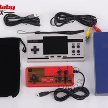 Новые портативные игровые плееры FC/NES, встроенные в 348 классическую игровую консоль, 8 бит Ретро видеоигры для подарка, Поддержка AV Out Put
