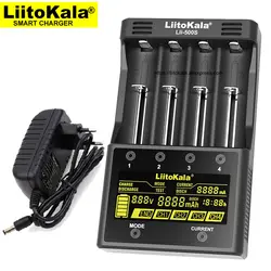 Liitokala lii-500S ЖК-дисплей touch зарядное устройство, зарядки 18650 26650 21700 18500 3,7 V литиевая батарея NiMH аккумулятор