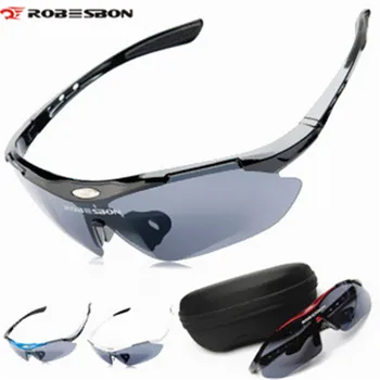 

ROBESBON Outdoor Sports Men Women Bicycle Glasses Goggle Sport Sunglasses Glasses Cycling Bike 4 color Snowmobile Glass