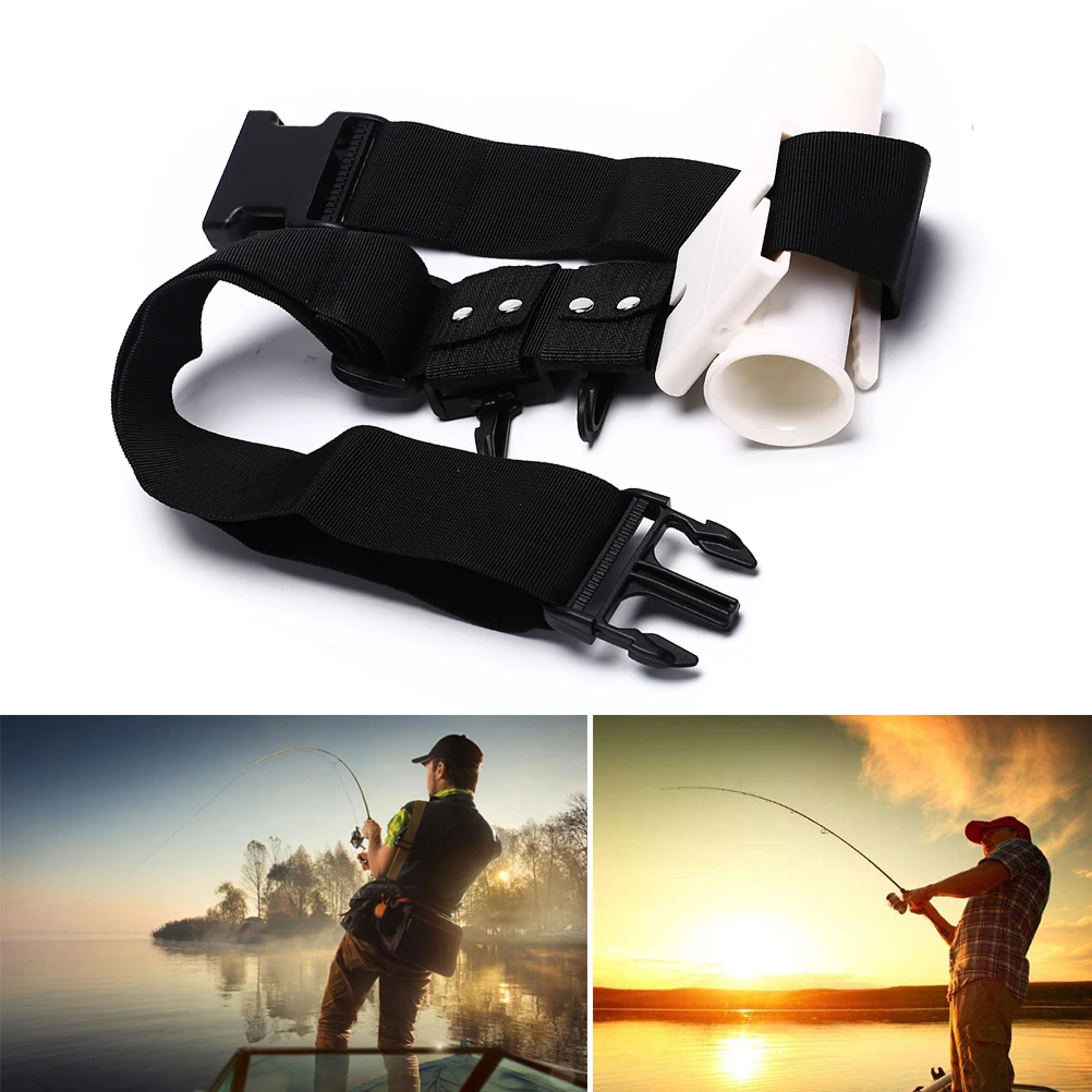 Waist Gimbal Fishing Belt Fish Rod Holder Adjustable Stand Up Gimble
