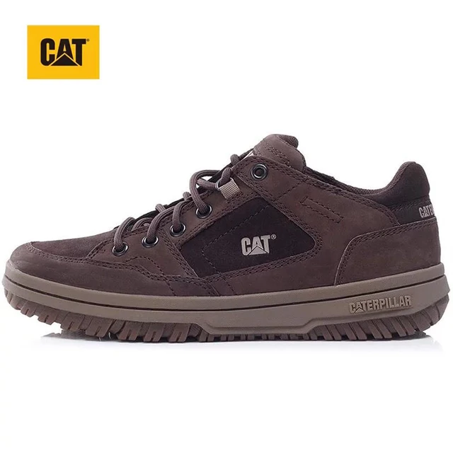 CAT Men Suede Genuine Leather Durable Outdoor Walking Casual shoes Male