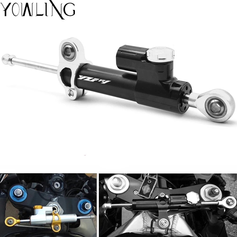 CNC Adjustable Motorcycles Steering Stabilize Damper Mount Kit For