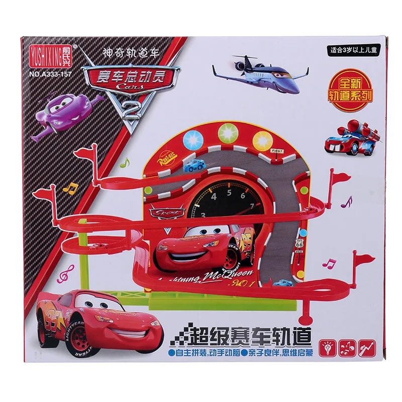 

Disney toy boy model car magical racing track toy Lightning McQueen toy car toys for children birthday gift gift box packaging