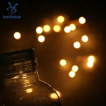 

Baoblaze Romantic 20Pcs Fairy String Light Bottle Lamp Battery Operated Indoor Decor for Wedding Party Date Gatherings Festivals