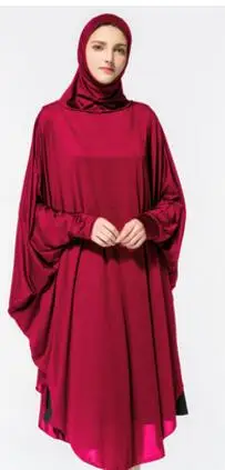 Можно смешивать цвета, размер, модный мусульманский цельный длинный хиджаб с рукавом - Цвет: 10