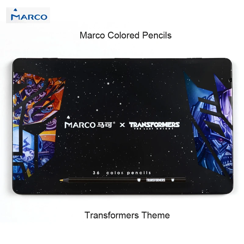 

Marco Renr Oil Based Colored Pencil Drawing Professional Pencils 24/36/48 Limited Edition Collection Gift Box 3200-48CB-TF