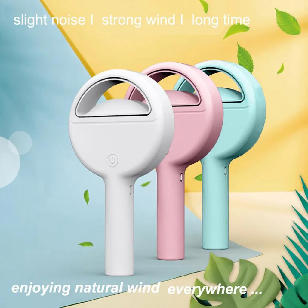

T9 Handheld Portable Fan multi-function Mini USB Silent Small Fan Usb Charging Leafless Fan multi-function