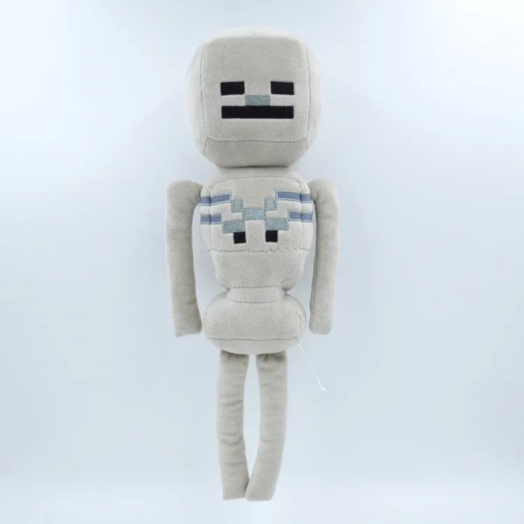 26cm New Minecraft Doll Minecraft Skeleton Plush Stuffed Toys Movie Toys Children Birthday Gifts Toys