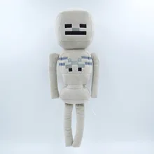 26cm New Minecraft Doll Minecraft Skeleton Plush Stuffed Toys Movie Toys Children Birthday Gifts Toys