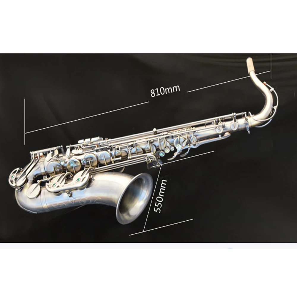 Саксофон B flat Tenor саксофон античный медный двойной Bond Abalone кнопочный