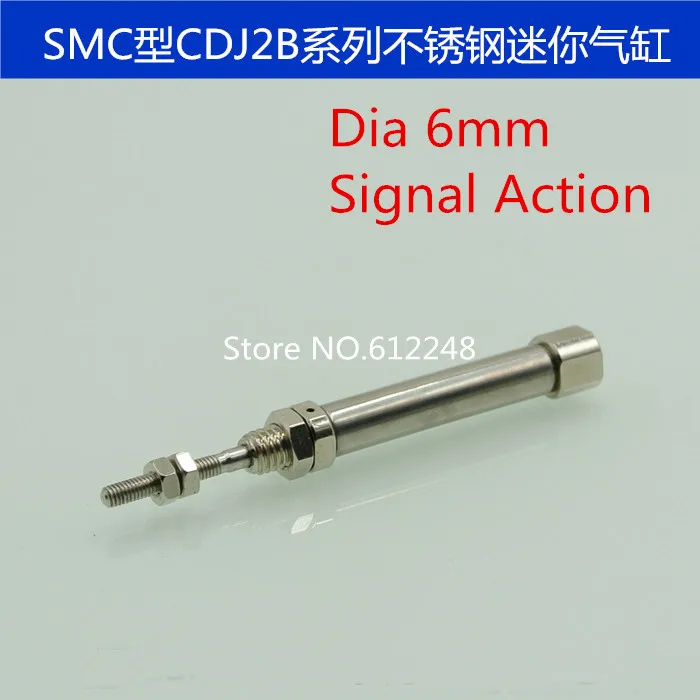 

SMC Type Mini Pneumatic Cylinder Double Acting CDJ2B6-5 CDJ2B6-10 CDJ2B6-15 CDJ2B6-20 CDJ2B6-25 CDJ2B6-30